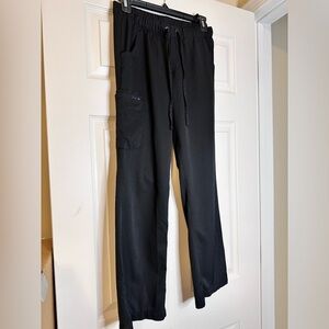HH Works by Healing Hands Women’s Cargo Pocket Stretch Black Scrub Pants XSP